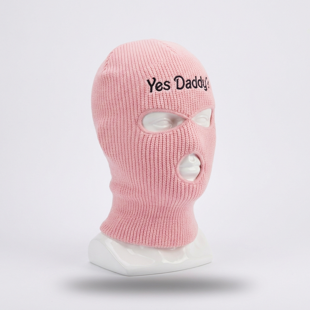 Pink Yes Daddy? balaclava